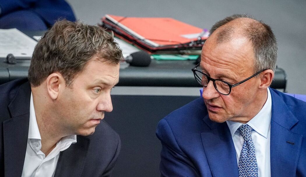 Lars Klingbeil und Friedrich Merz
