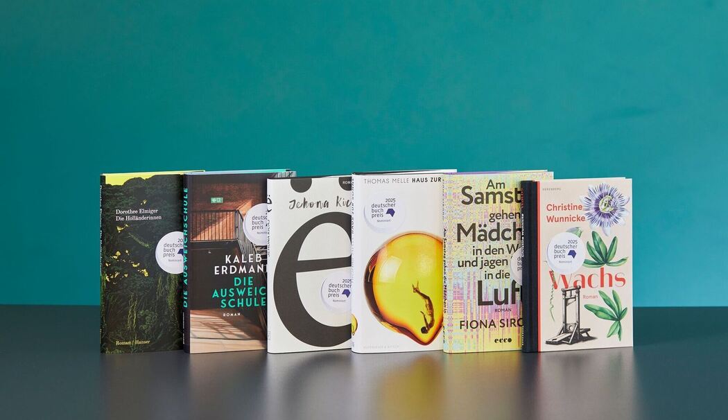 Bücher der Shortlist für den Buchpreis
