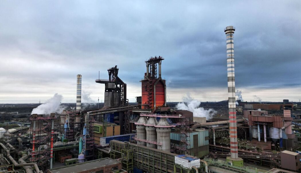 Stahlproduktion bei Thyssenkrupp Steel