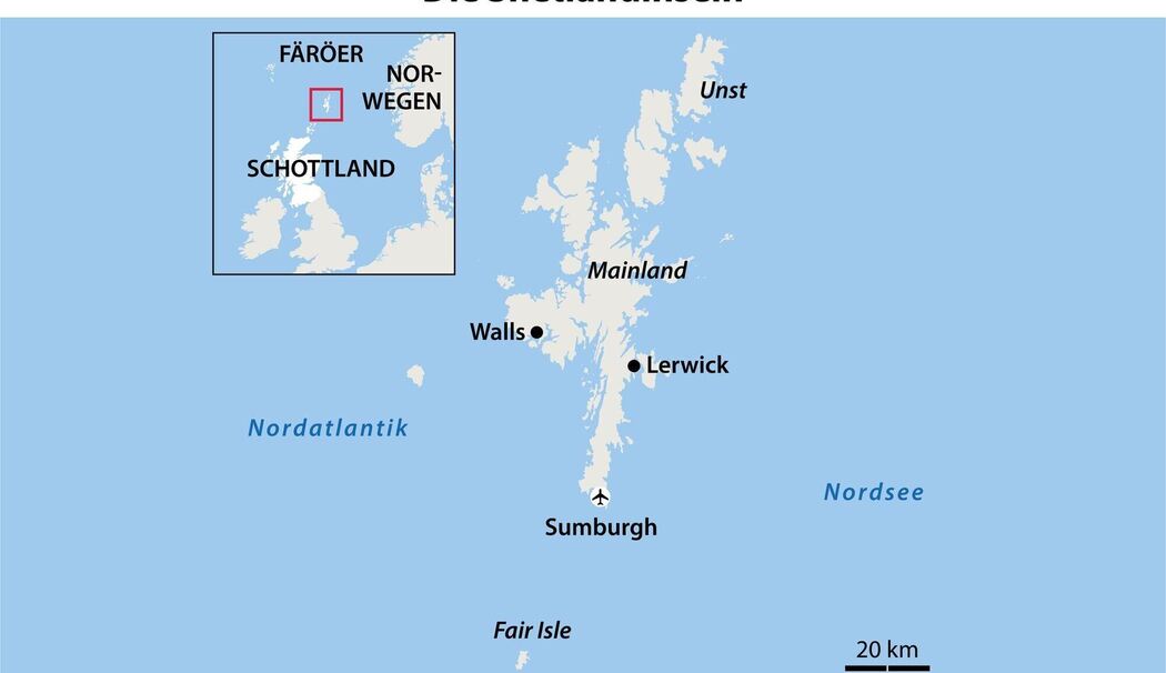 Die Shetlandinseln
