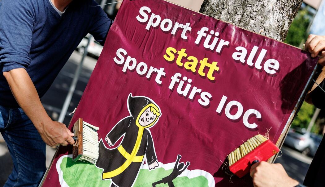 Plakatvorstellung „NOlympia"-Bündnis