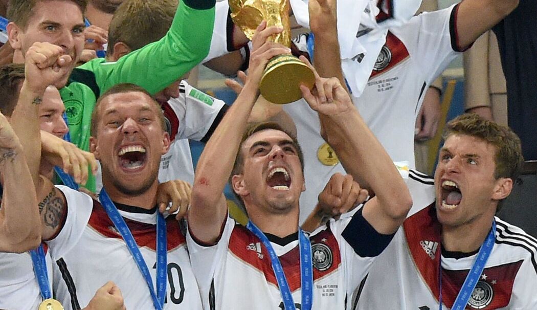 Philipp Lahm beim WM-Triumph 2014