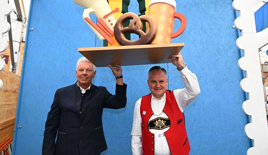 Presserundgang über das Oktoberfestgelände