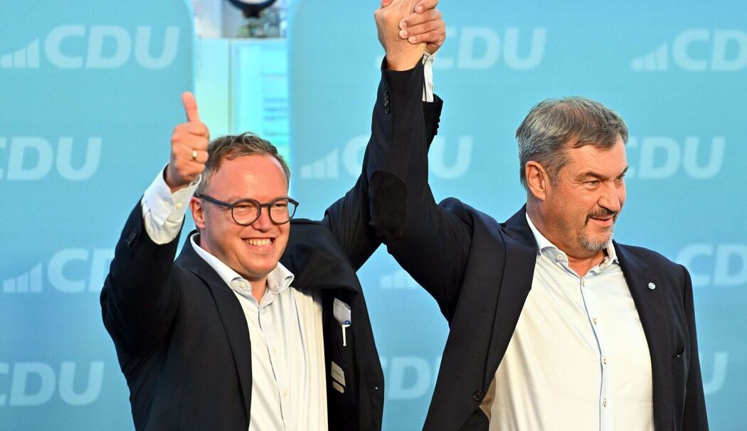 Mario Voigt und Markus Söder
