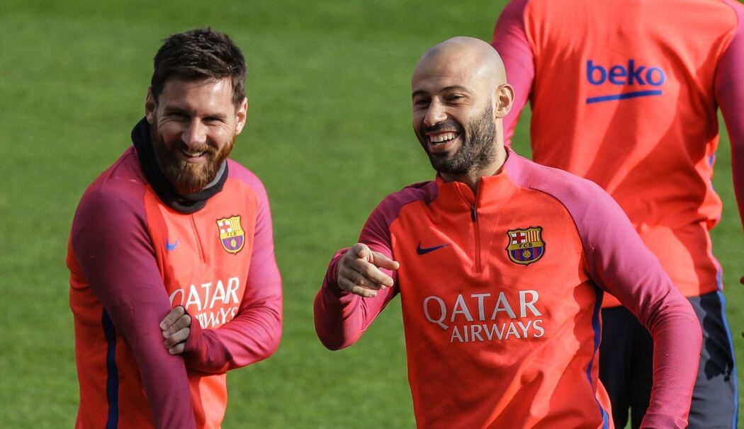 Lionel Messi und Javier Mascherano