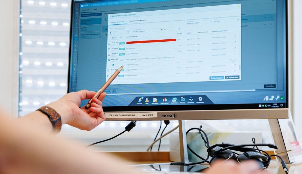 Praxen können teils noch nicht mit E-Akten starten
