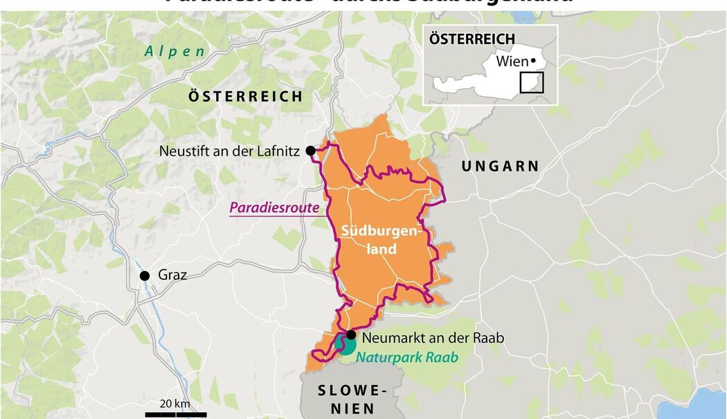 Die «Paradiesroute» durchs Südburgenland