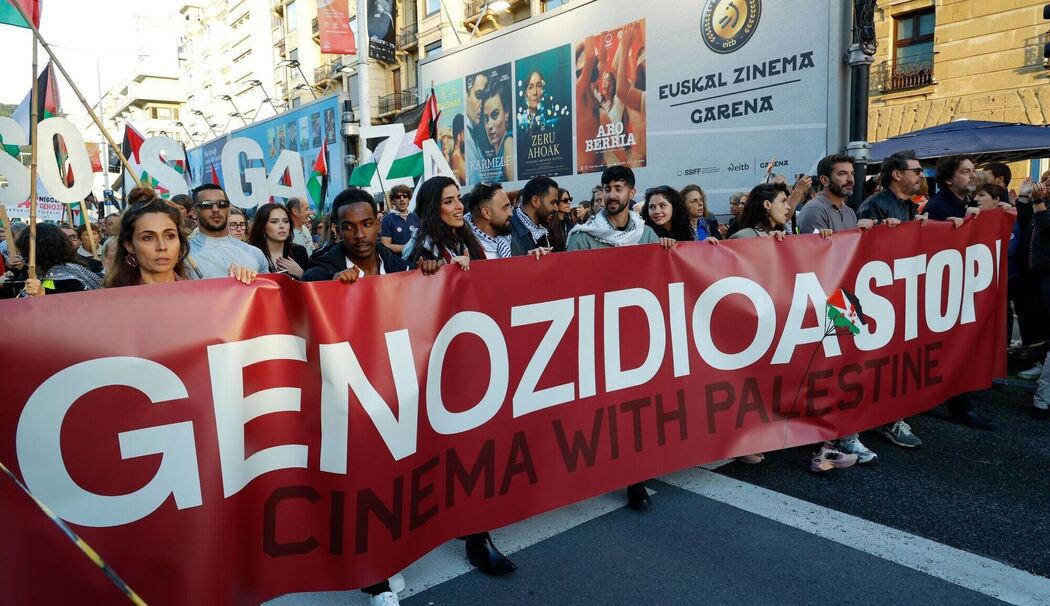 Nahostkonflikt - Protest in San Sebastian