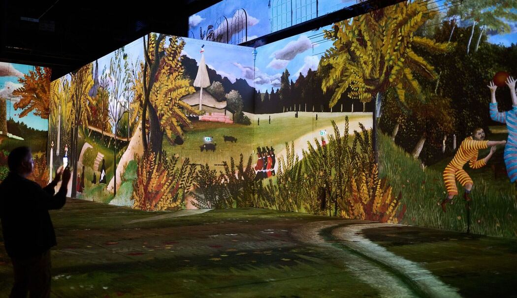 Claude Monet und Henri Rousseau bei Phoenix des Lumières