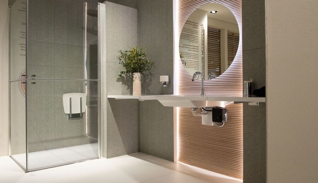 Barrierefreies Badezimmer auf der ISH