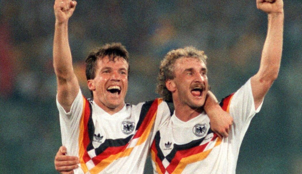 Fußball-WM 1990 - Lothar Matthäus und Rudi Völler