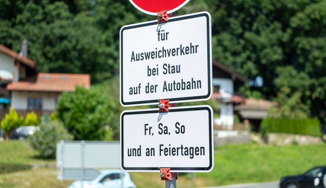 Start Durchfahrtsverbot in Oberbayern