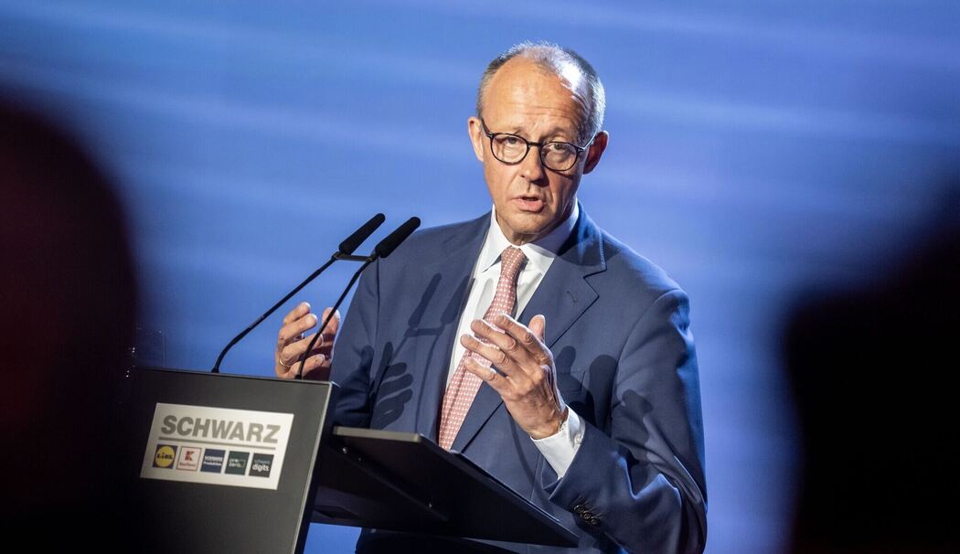 Kanzler Merz beim Schwarz Ecosystem Summit