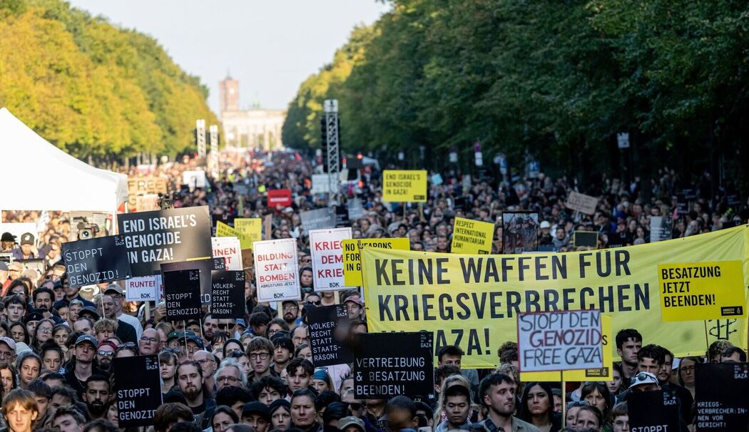 Demonstration für Gaza in Berlin