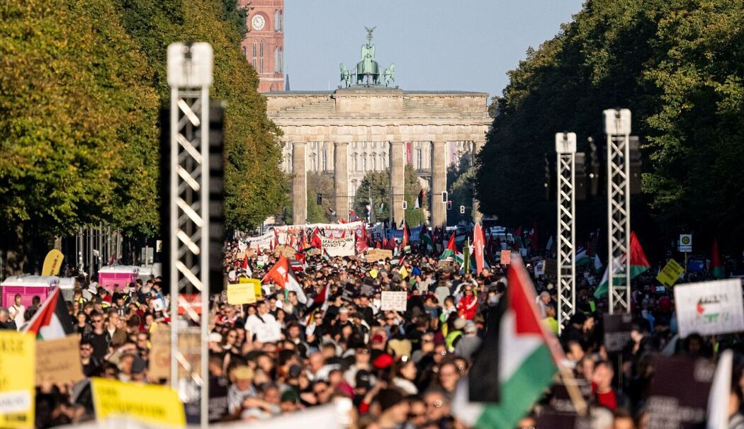 Demonstration für Gaza in Berlin