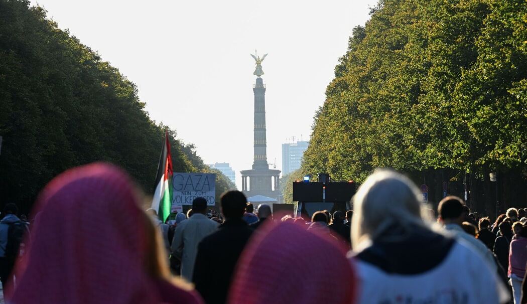 Demonstration für Gaza in Berlin
