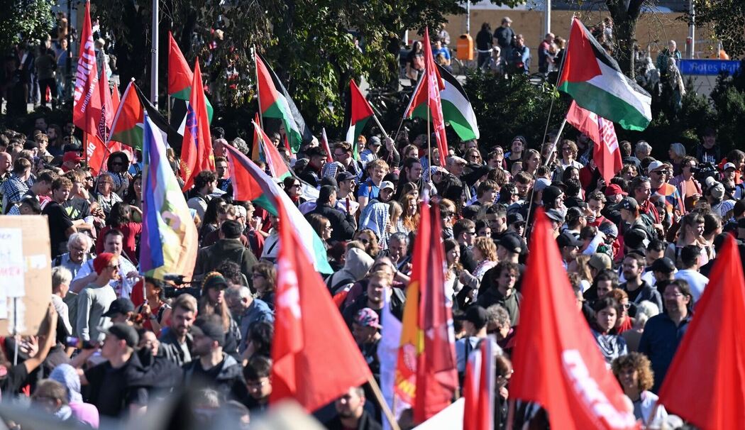 Demonstration für Gaza in Berlin