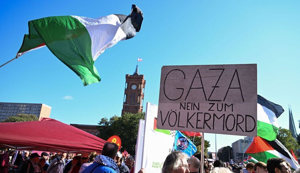 Demonstration für Gaza in Berlin