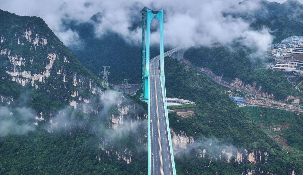 Huajiang Grand Canyon Bridge in China
