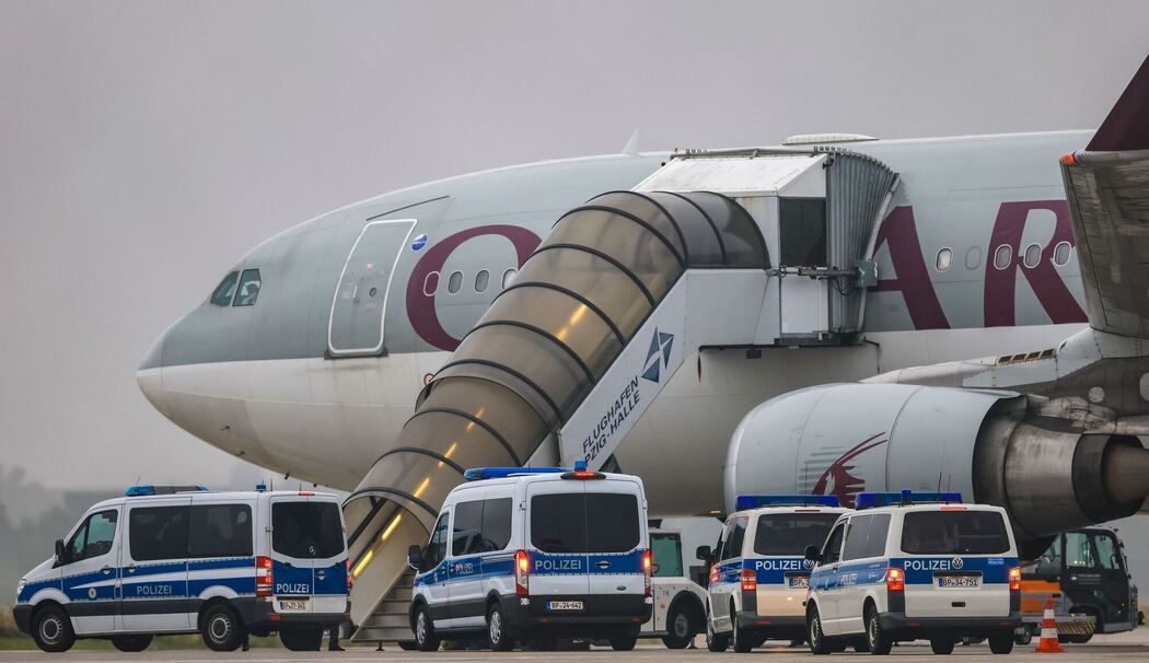 Abschiebeflug ab Flughafen Leipzig