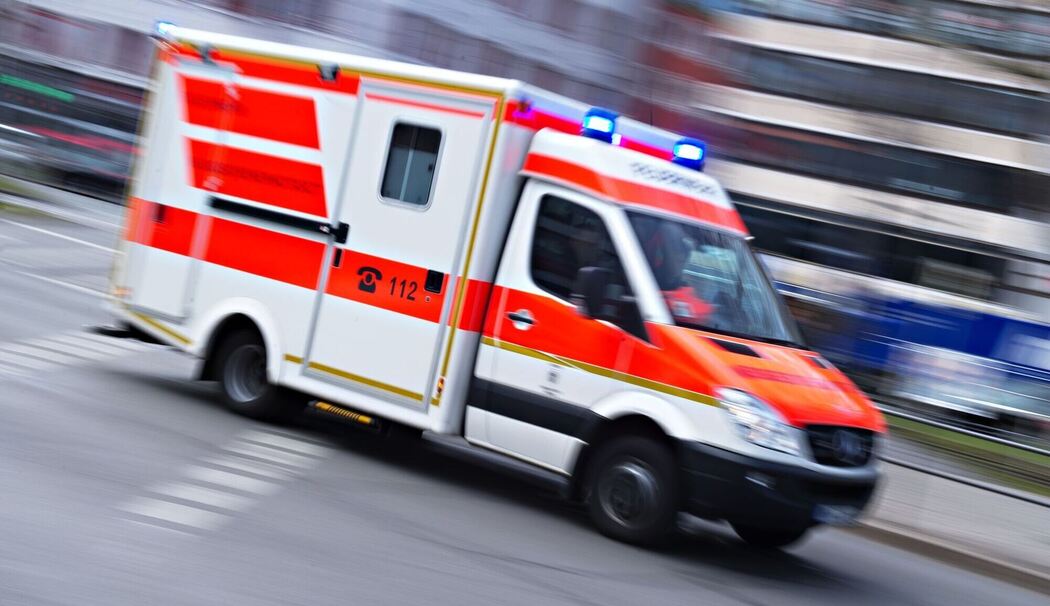 Rettungswagen im Einsatz