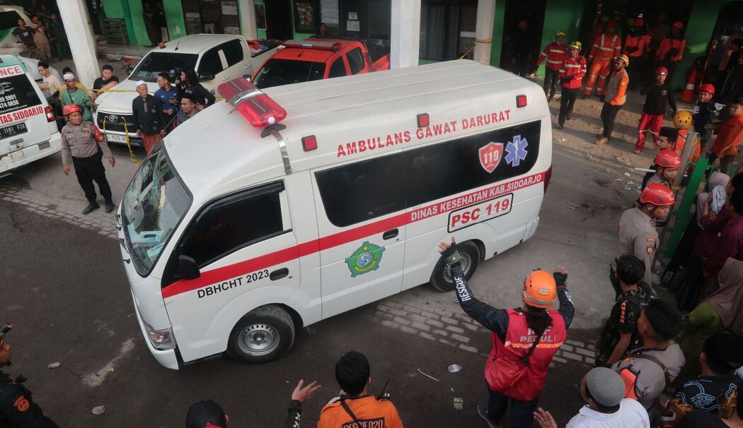 Internat in Indonesien eingestürzt