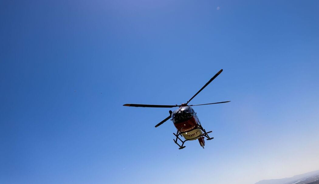 Ein Rettungshubschrauber - Symbolbild