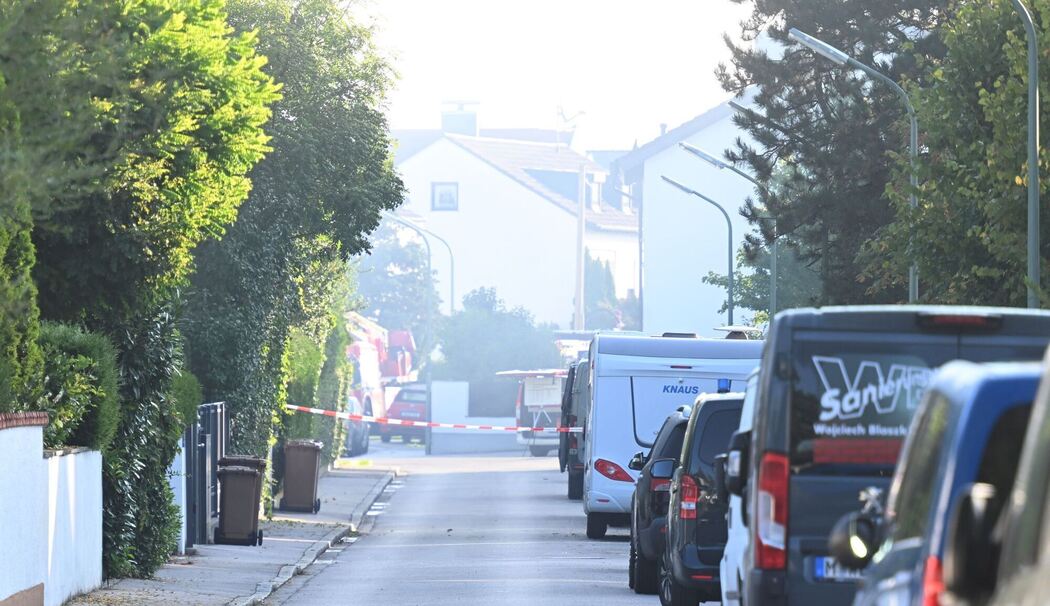 Brand in München - Großeinsatz von Polizei und Feuerwehr