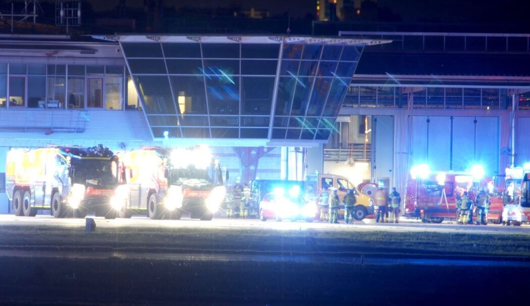 Kabelbrand am Flughafen Stuttgart