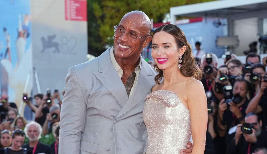 Dwayne Johnson und Emily Blunt