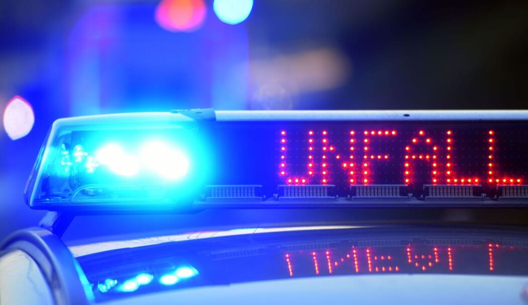 Polizei sichert Unfallstelle
