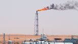 Ölfeld in Saudi-Arabien