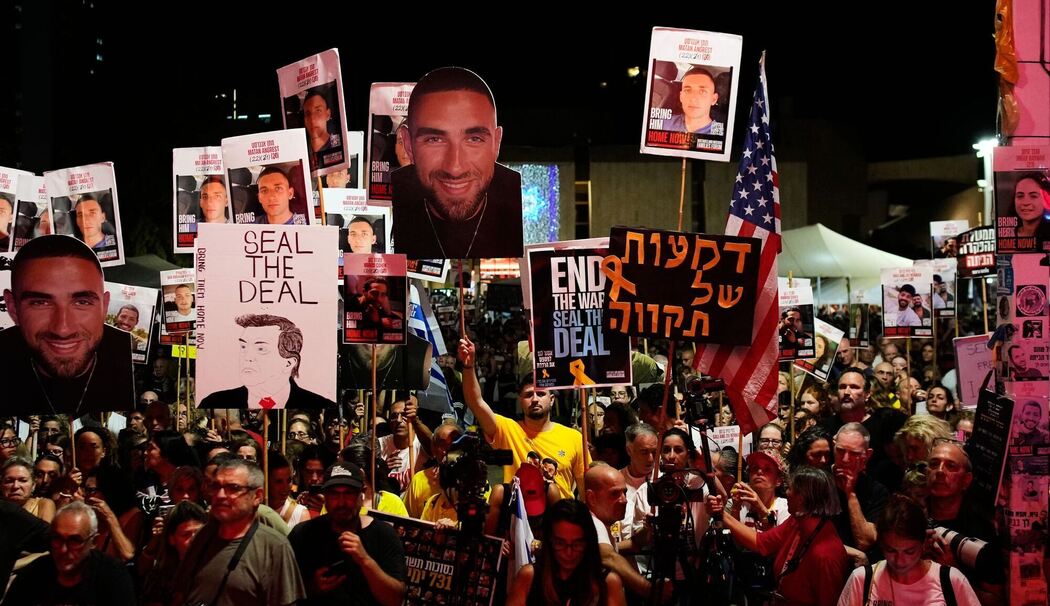 Nahostkonflikt - Demonstration in Tel Aviv