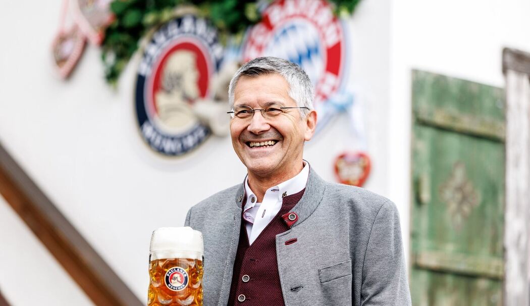 Besuch des FC Bayern München auf dem Oktoberfest