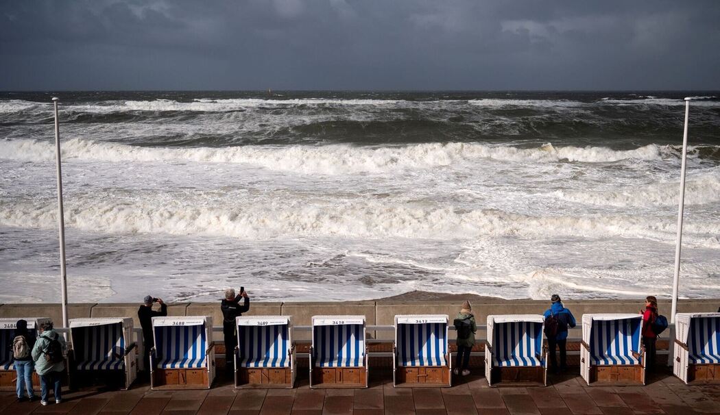 Sturmflut an der Nordsee - Insel Sylt