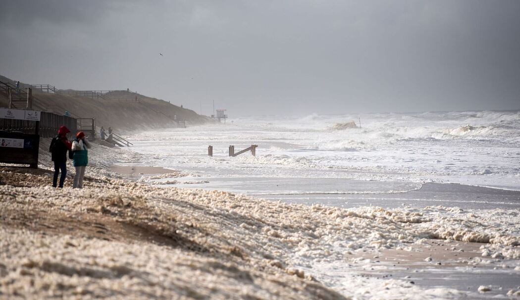 Sturmflut an der Nordsee - Insel Sylt
