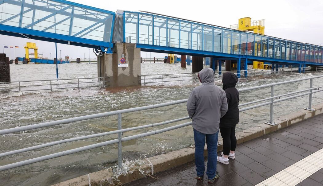 Sturmflut an der Nordsee