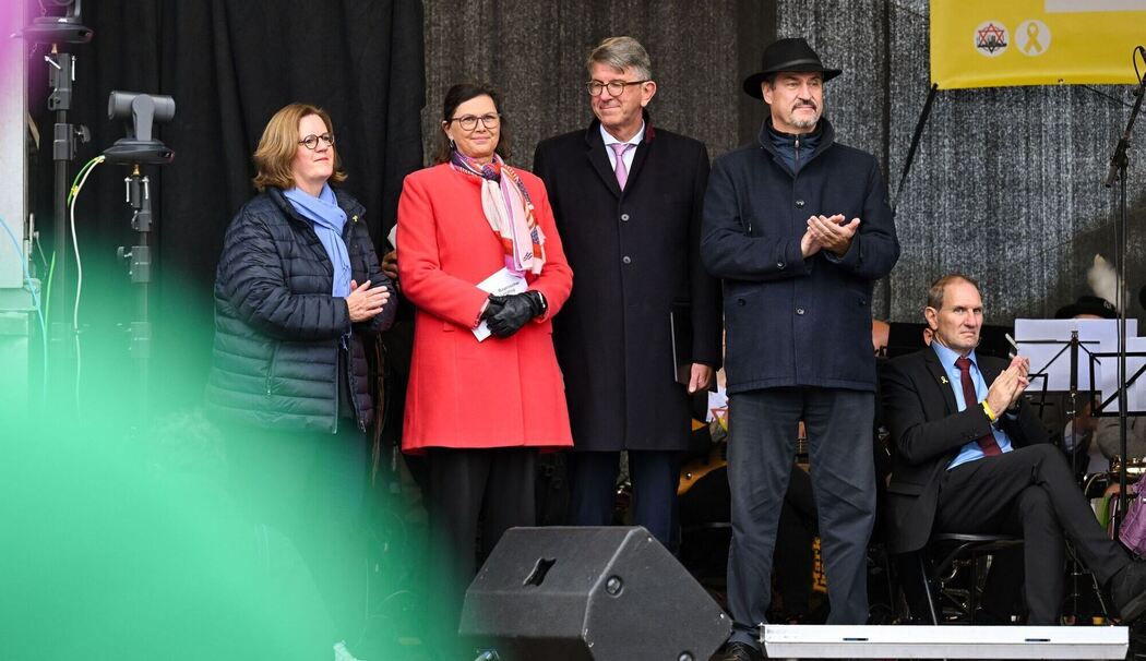 Kundgebung gegen Antisemitismus in München