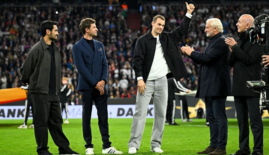 Manuel Neuer und Rudi Völler