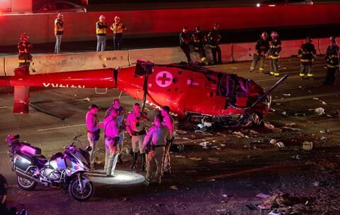 Hubschrauberabsturz in Sacramento