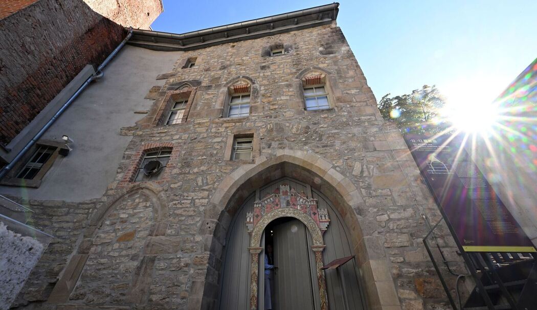 Innenhof der Alten Synagoge in Erfurt Innenhof der Alten Synagoge in Erfurt