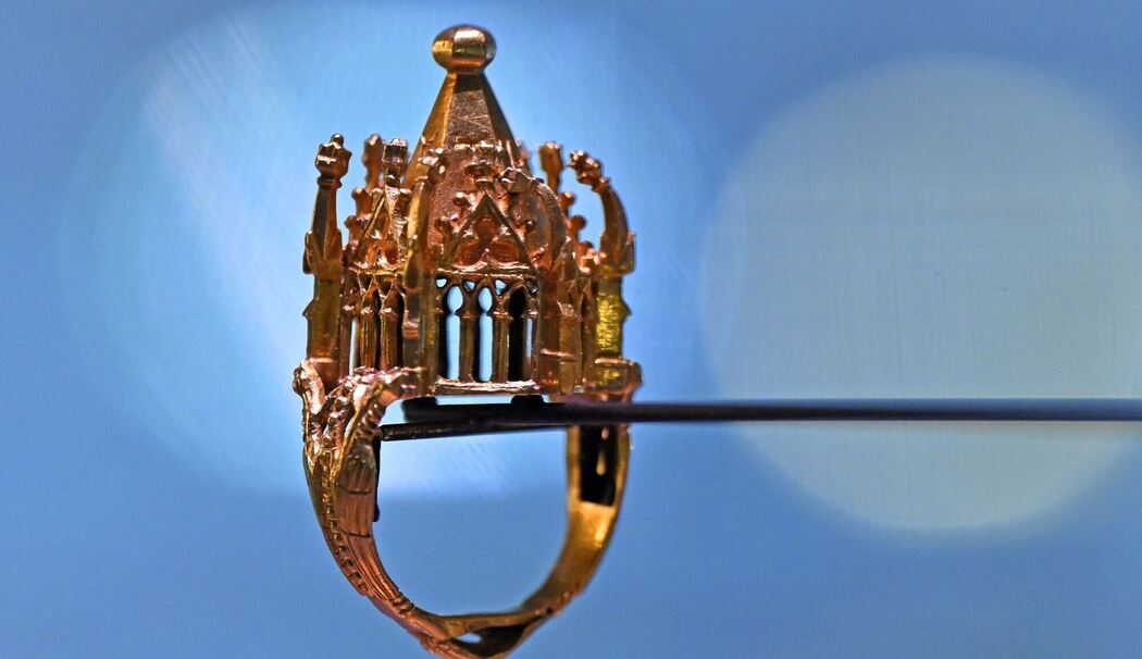 Jüdischer Hochzeitsring aus dem Erfurter Schatz Jüdischer Hochzeitsring aus dem Erfurter Schatz