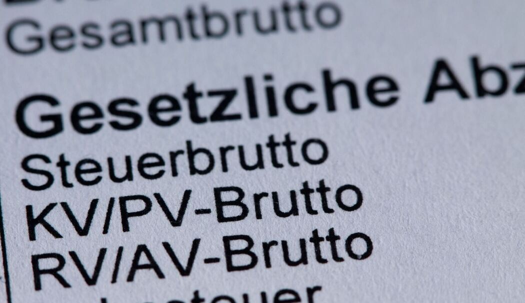 Abzug durch Sozialbeiträge
