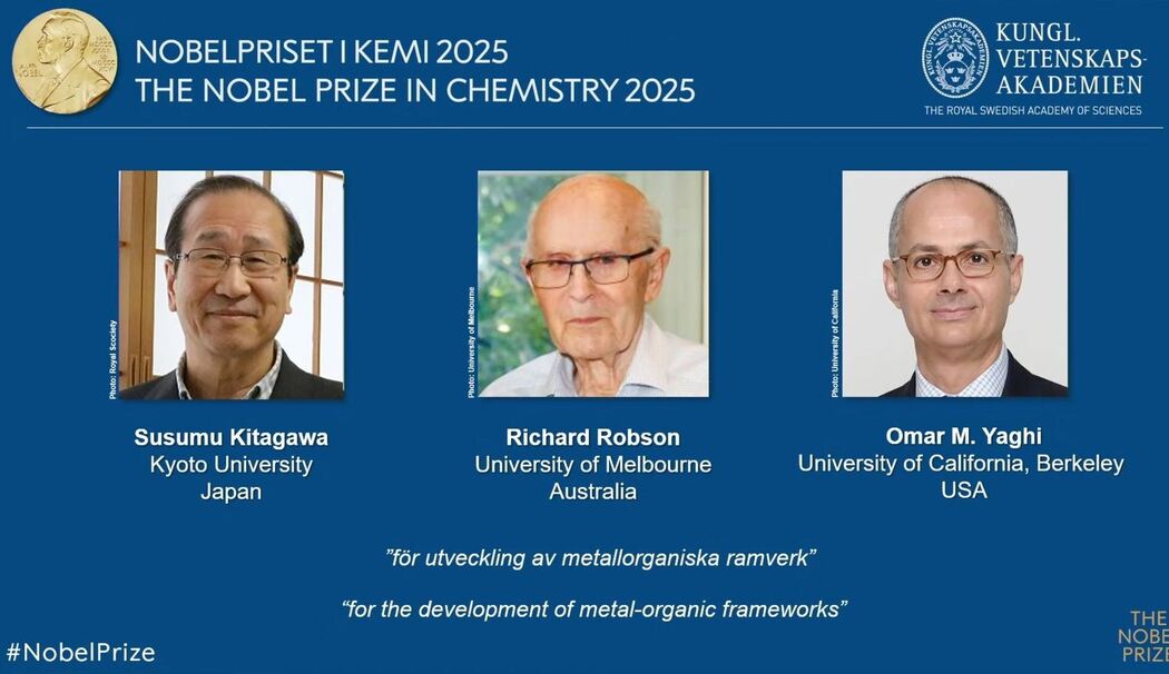 Nobelpreise 2025 - Chemie