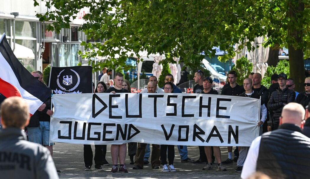 Rechte Gegendemonstration - CSD in Magdeburg