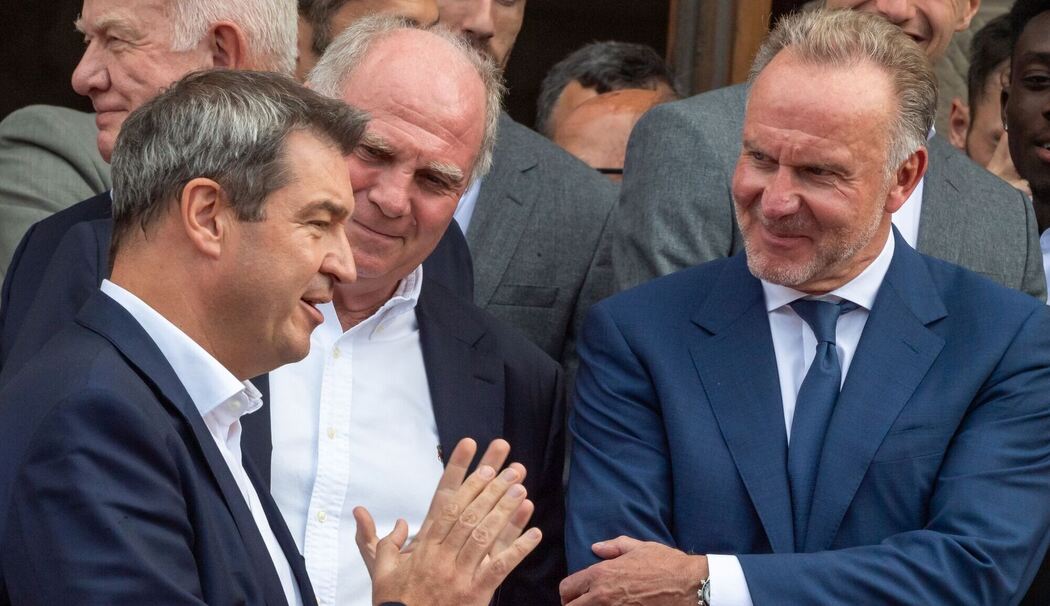 Ministerpräsident Söder empfängt FC Bayern München