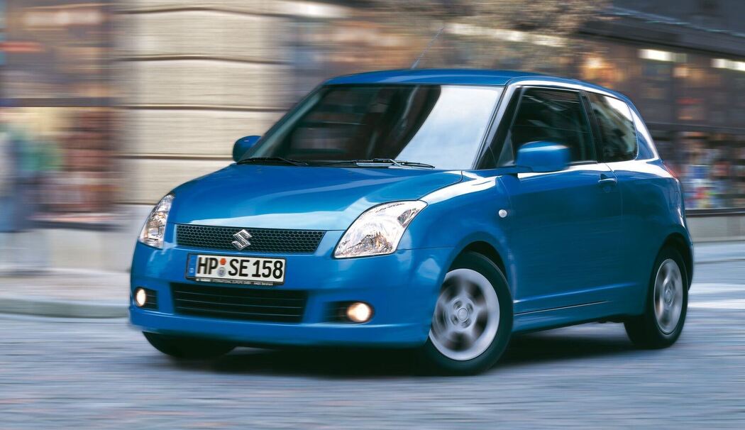 Fahransicht Suzuki Swift Sport der 5. Generation