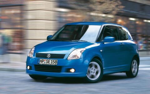 Fahransicht Suzuki Swift Sport der 5. Generation