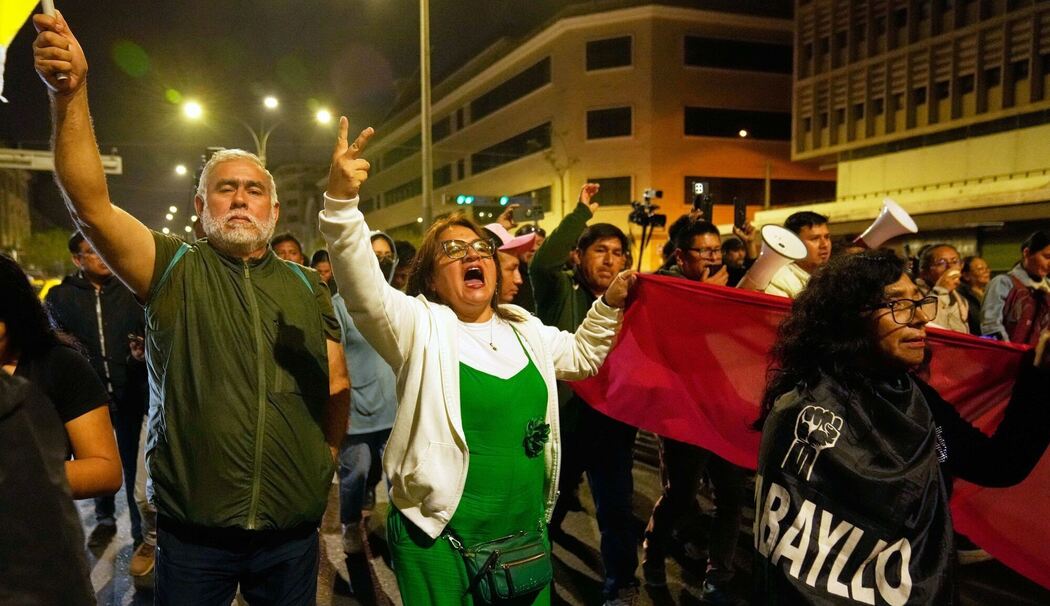 Regierungskritische Demonstrantion in Peru