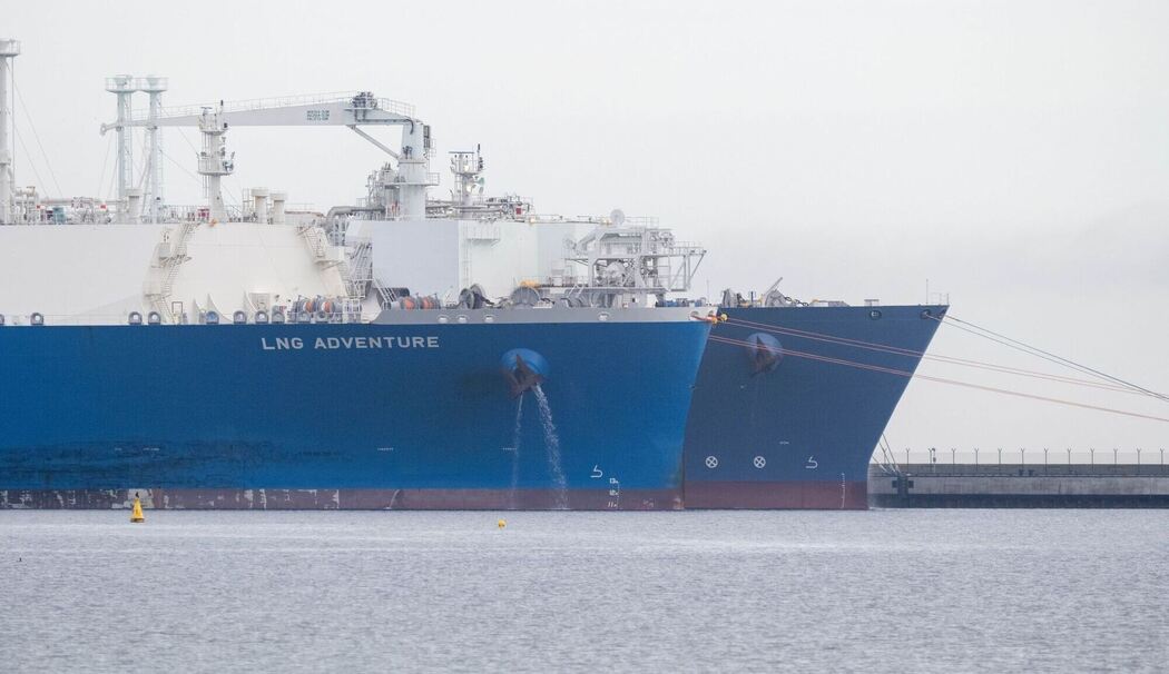 Entwicklung der LNG-Importe an der deutschen Küste